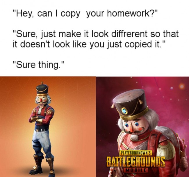 Can I Copy Your Homework? - Fortnite vs PUBG